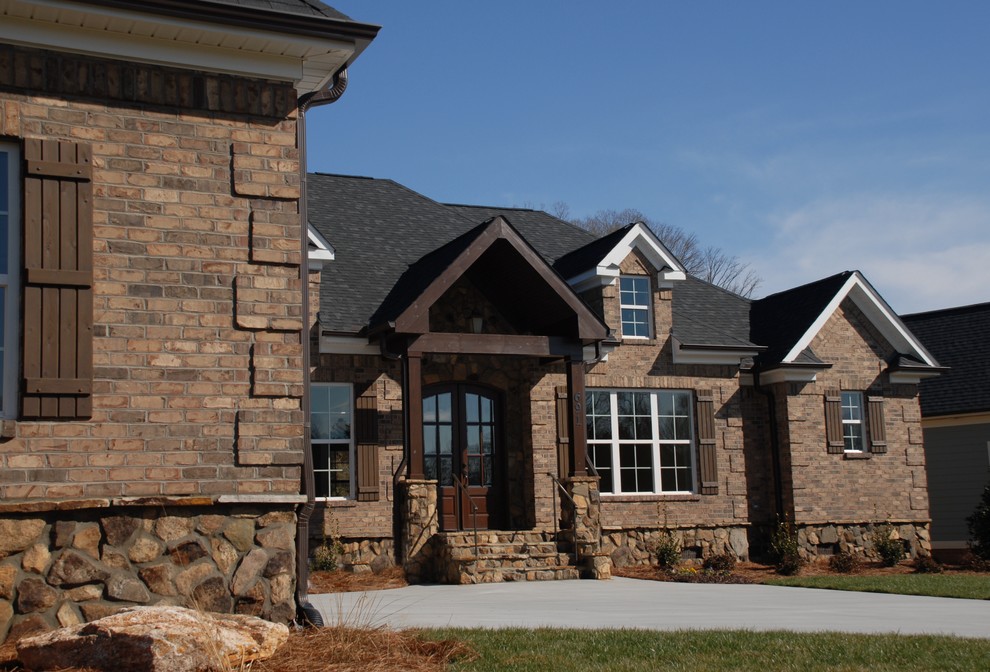 Old Irvington Oversize Tumbled Face Brick Traditional Exterior