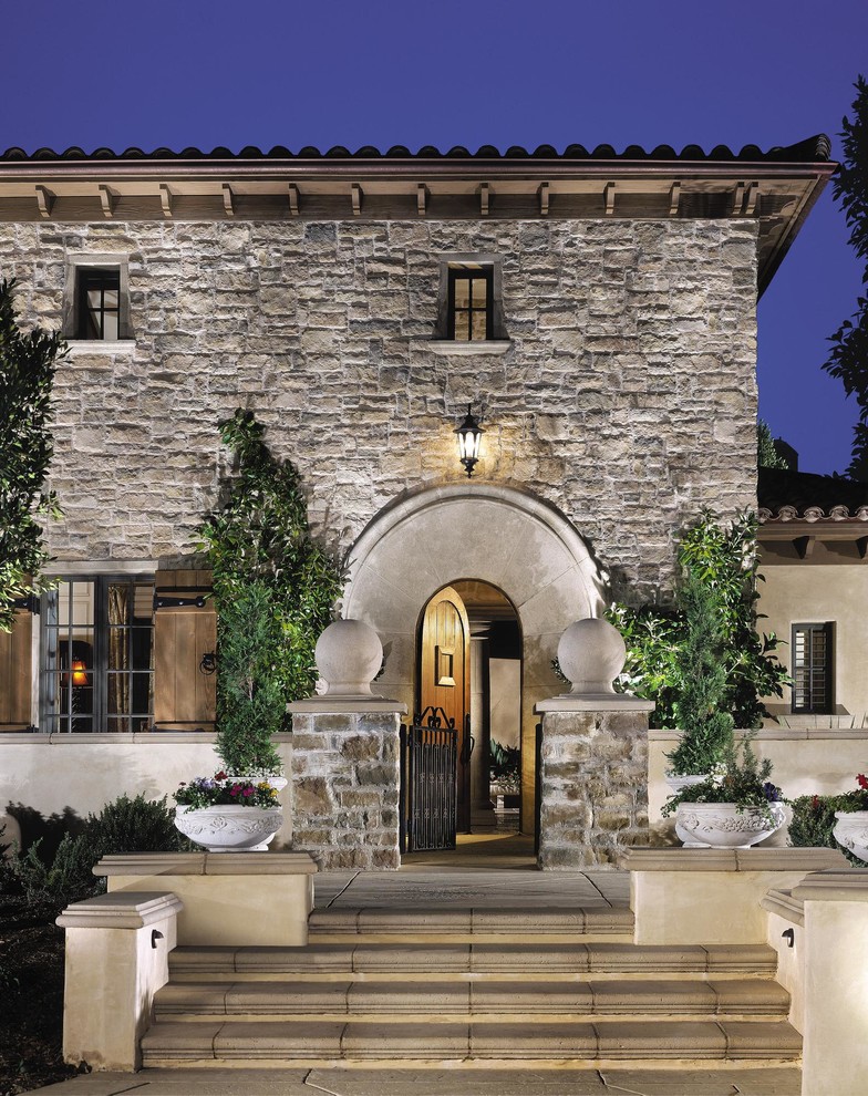 OldWorld Stone Exterior Rustic Exterior San Diego by Eldorado