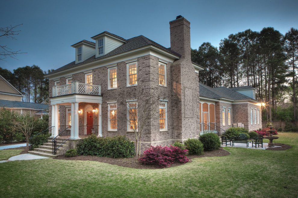 Olde Park Mount Pleasant Custom Brick Home Traditional Exterior