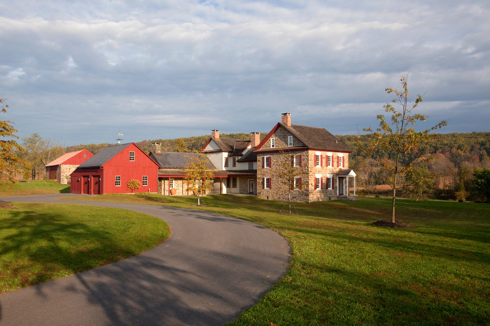 Oley Valley 1750 Farmhouse Renovation & Addition - Traditional ...