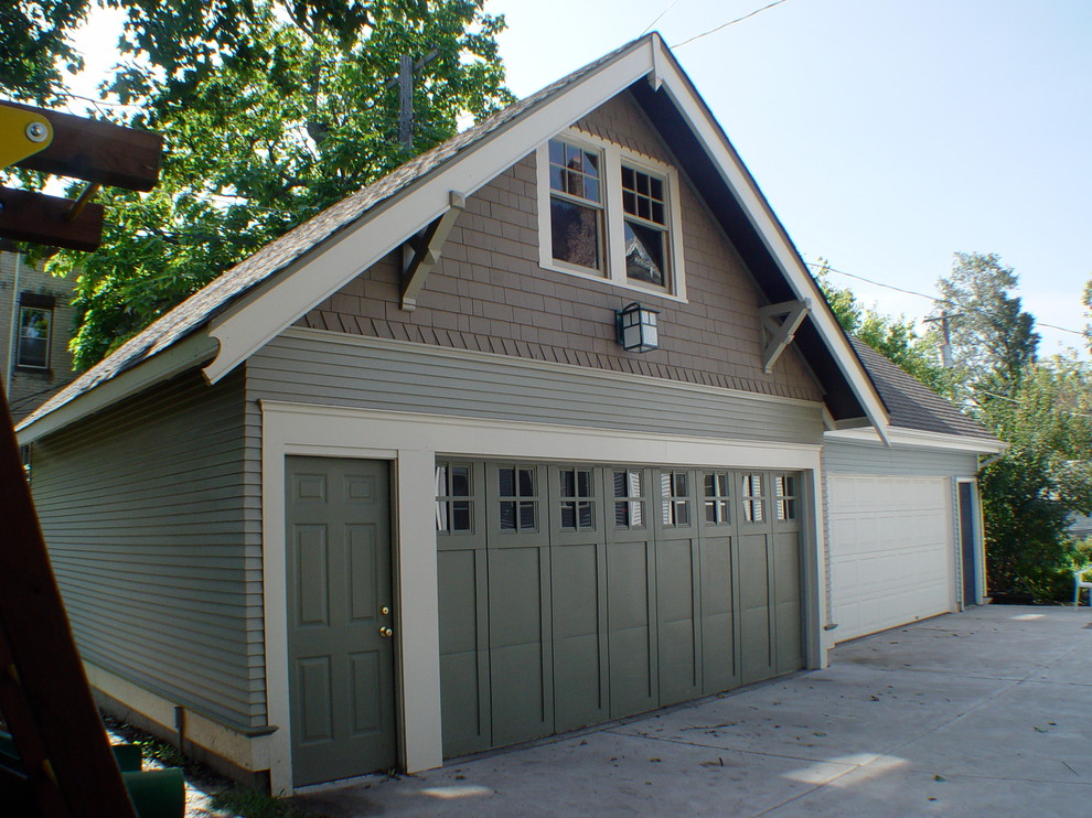 Inspiration for a timeless garage remodel in Minneapolis