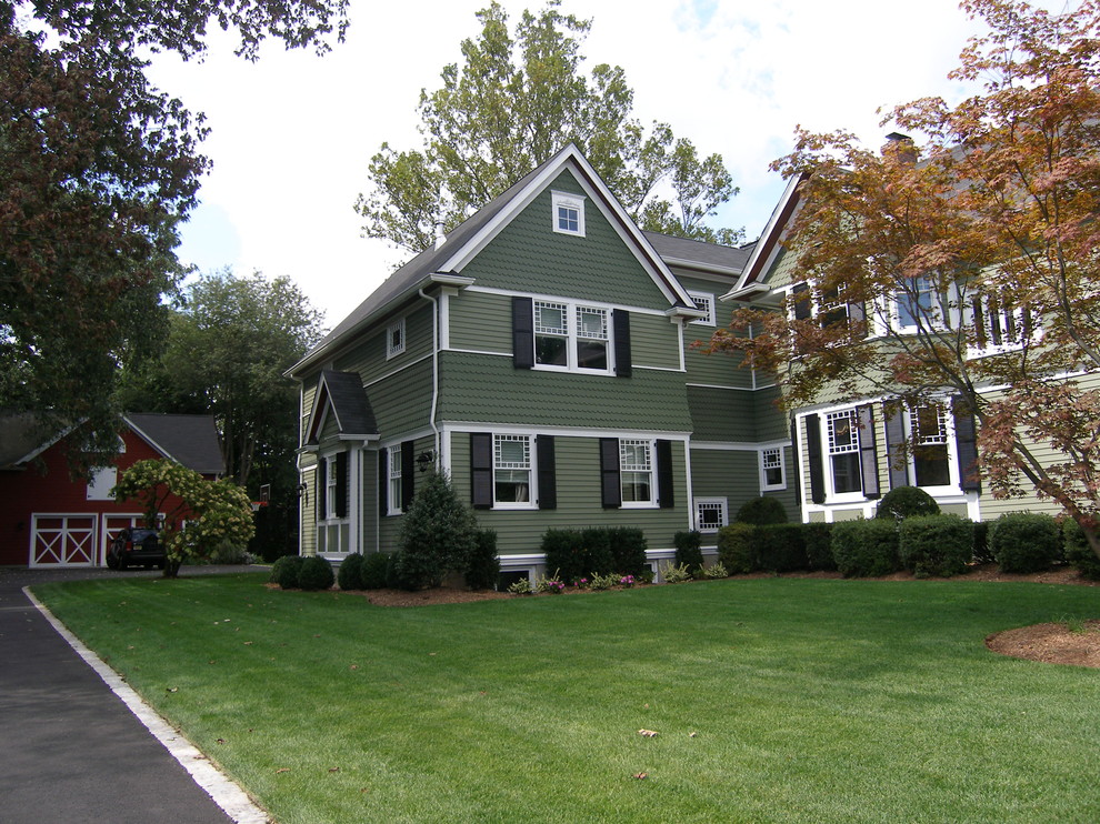 Oradell Farmhouse Addition Traditional Exterior New York by