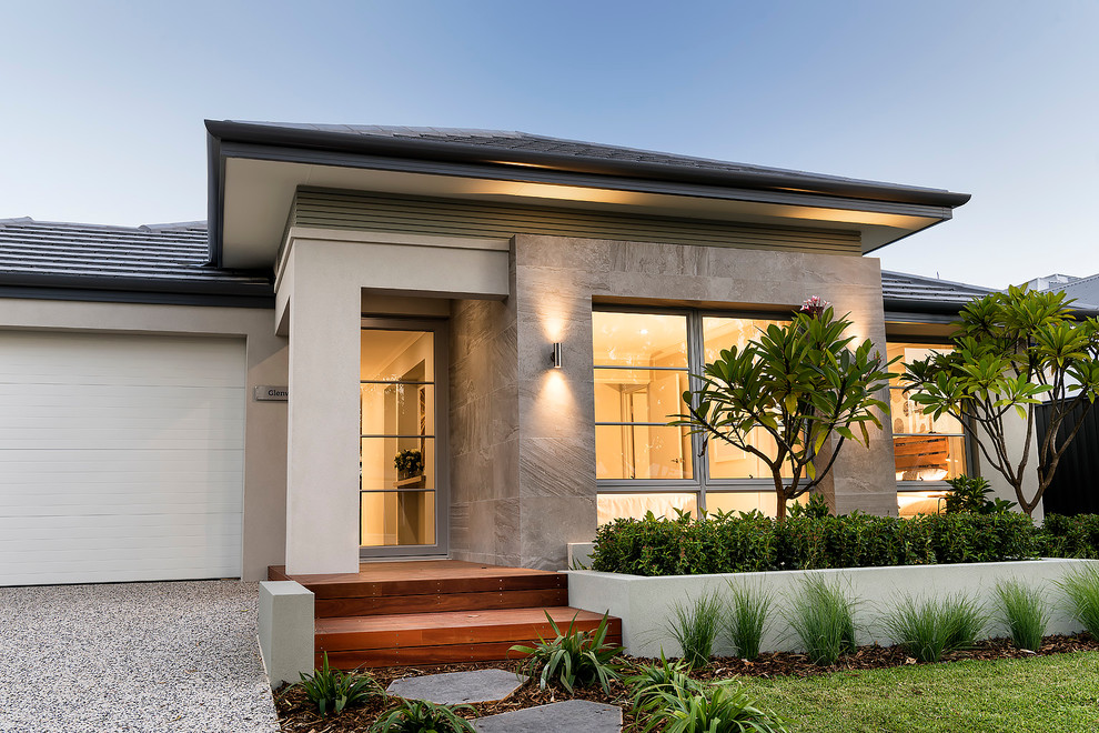 Contemporary exterior home idea in Perth