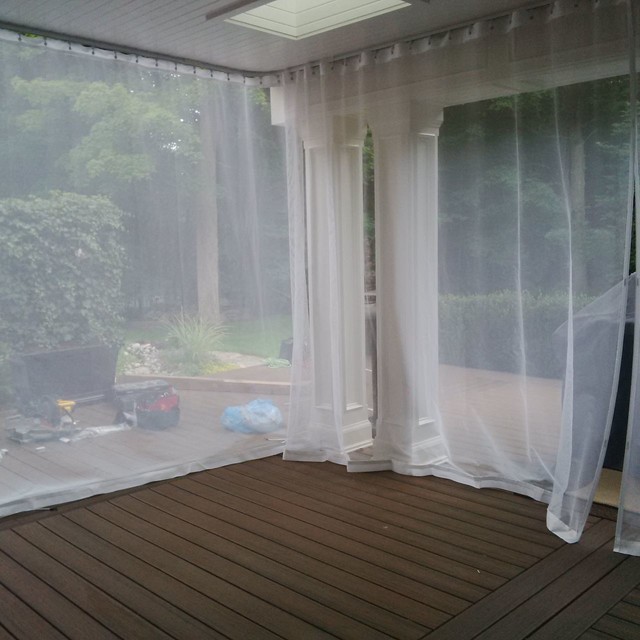 Outdoor Curtains Mosquito Ds Porch, Patio Mosquito Screen Curtains