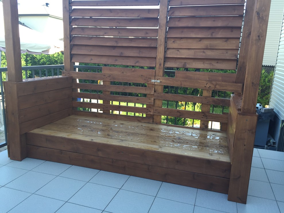 Outdoor Sofa Contemporary Exterior Montreal Houzz