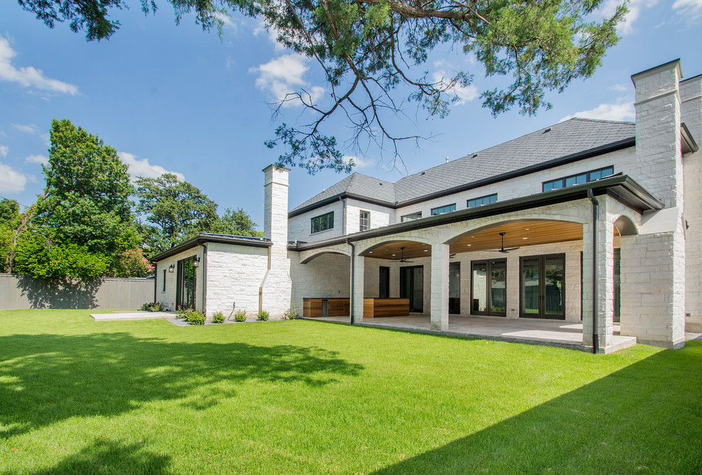 Outdoor Spaces Transitional Exterior Dallas by