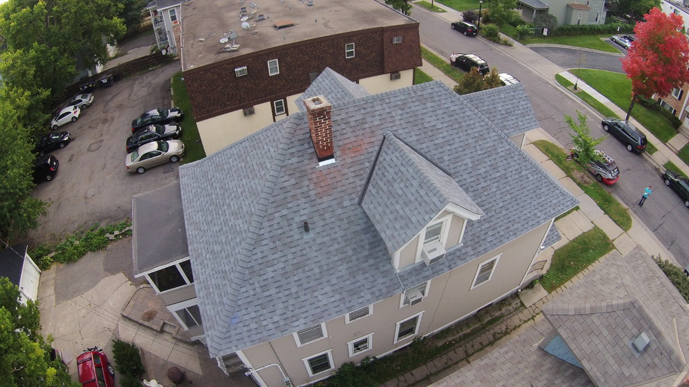Owens Corning Estate Gray Color Roof In Minneapolis Mn Exterior Minneapolis By Storm Group Roofing Llc Houzz