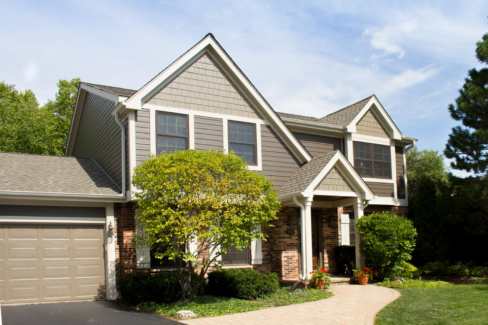 Palatine - CertainTeed Roof & James Hardie Siding - Traditional - House ...