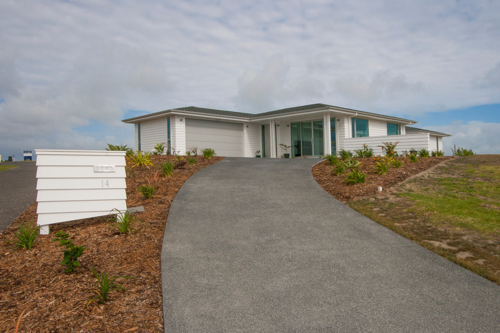 This is an example of a modern house exterior in Auckland.