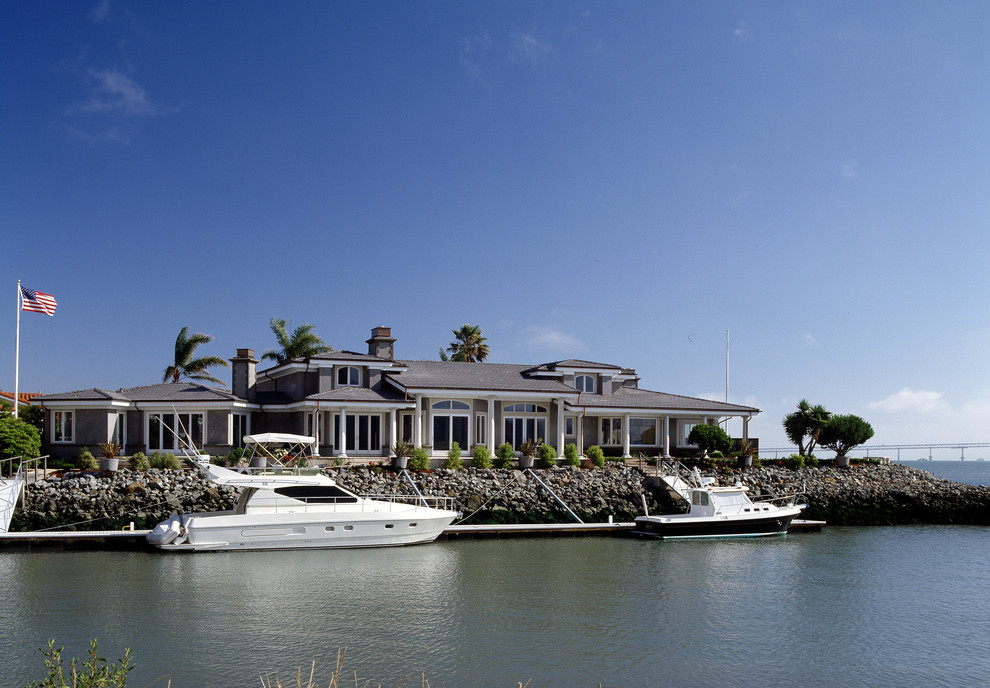Paradise Cay; Tiburon, CA Beach Style Exterior San Francisco by