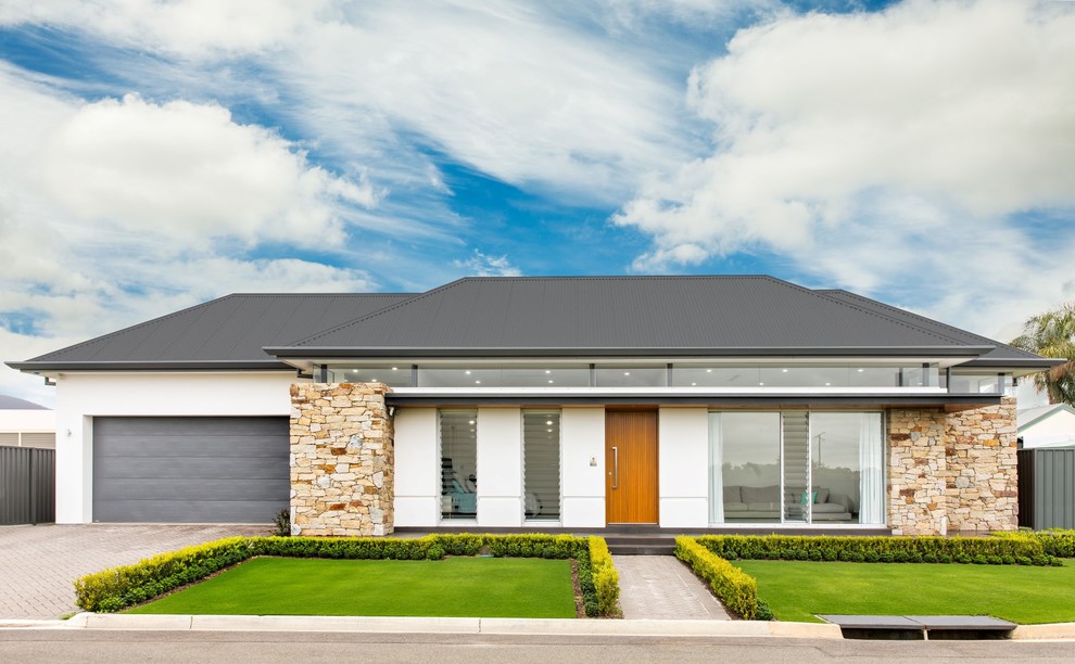 Paradise Contemporary Exterior Adelaide by Oxford Architects