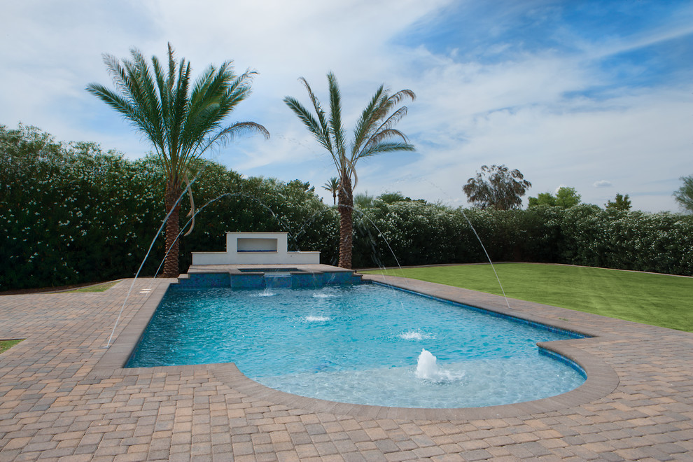 Paradise Valley Ironwood Mediterranean Pool Phoenix by Norton
