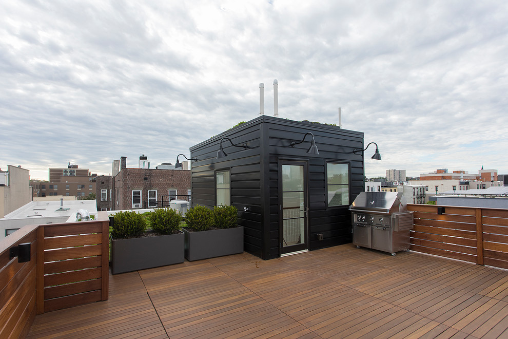 Park Avenue Brownstone Condos, Hoboken NJ Deck New York by Hudson