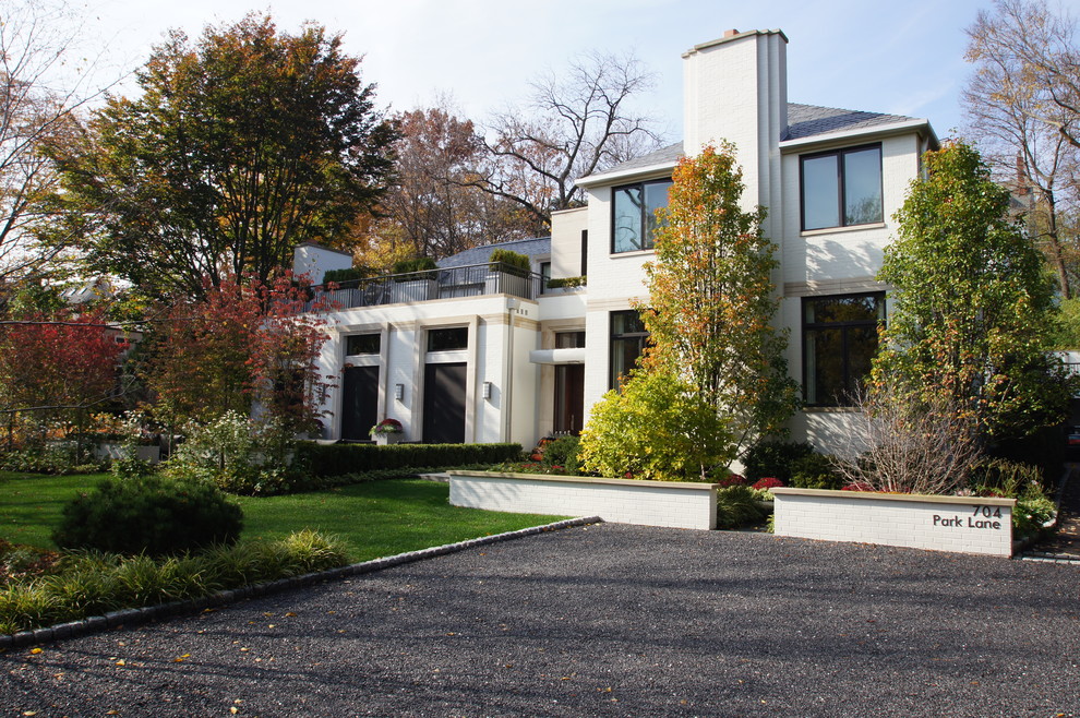 Example of a trendy exterior home design in Chicago