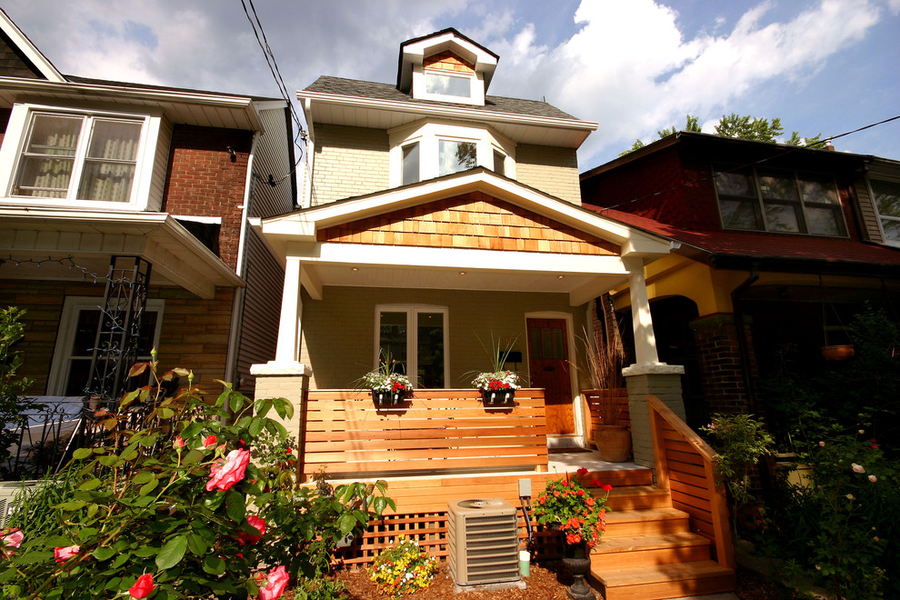 Inspiration for a classic house exterior in Toronto.