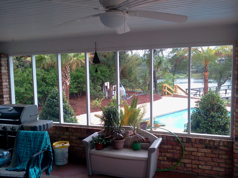 Patios, Sunrooms and Florida Rooms - Transitional - Exterior - Miami ...