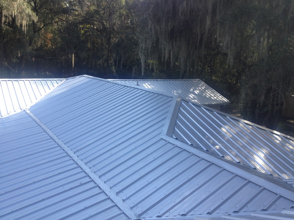 PBR Metal Roof Panel - Farmhouse - Exterior - Jacksonville - by The ...