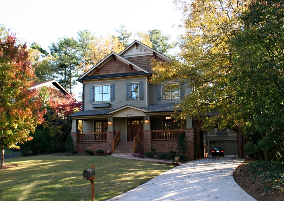 Peachtree ParkCustom HomeAtlanta Transitional Exterior Atlanta