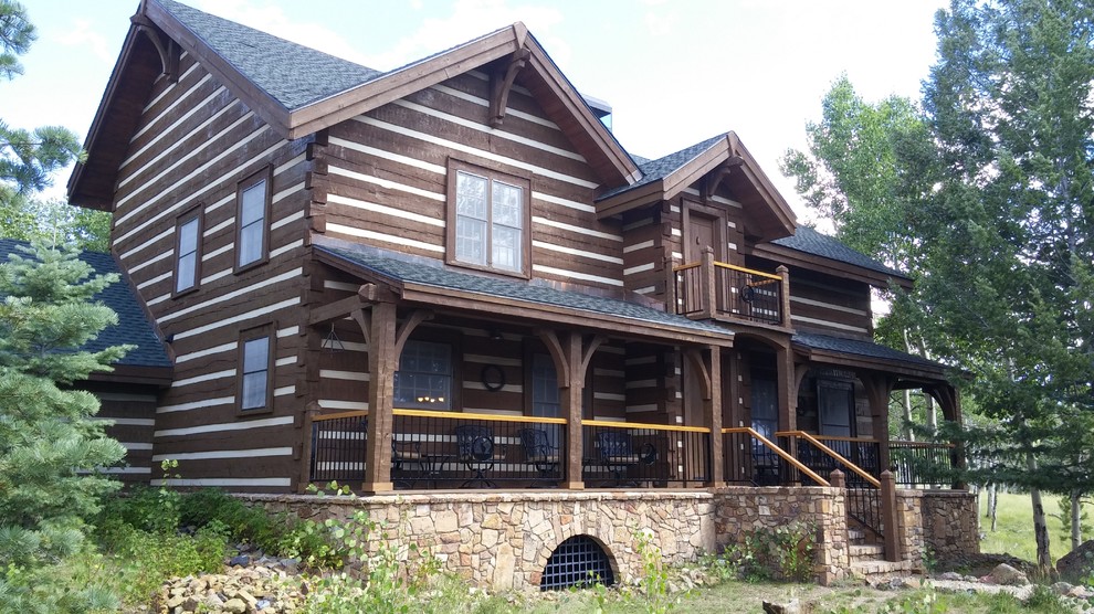 Petersen Cabin Rustic Exterior Other by Hearthstone Inc Houzz