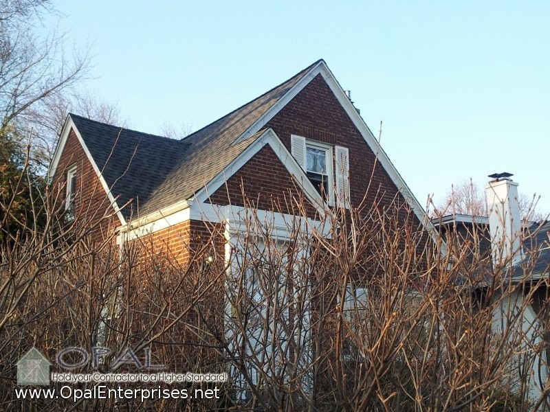 Pewter Gray Roof With Gaf Timberline Hd Asphalt Shingles In Glen Ellyn Traditional Exterior Chicago By Opal Enterprises Inc Houzz