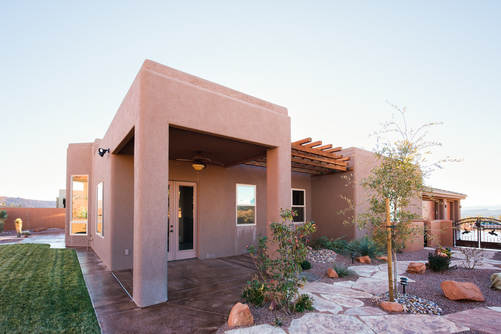 Pilney Residence Southwestern Exterior Salt Lake City by