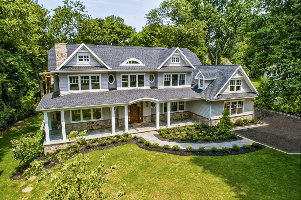 Plandome Manor Traditional Exterior New York by Adragna