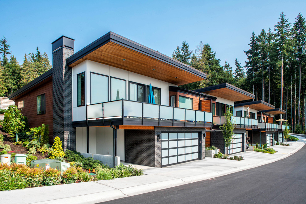Pleasant Beach Townhomes, Bainbridge Island WA Modern Exterior