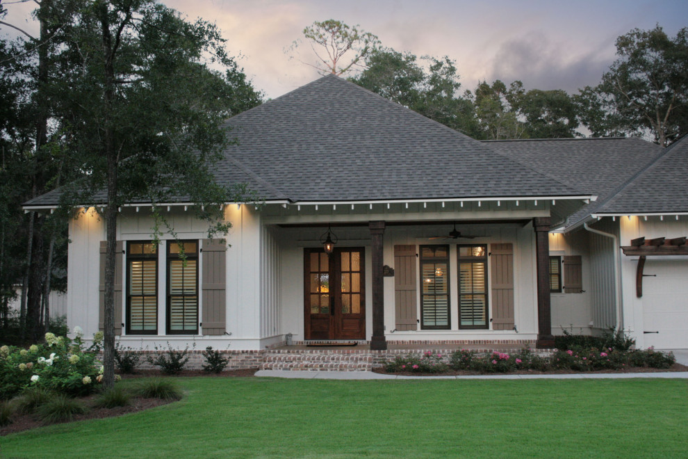 Pointe Place Cottage Exterior by Bob Chatham Custom Home Design Houzz