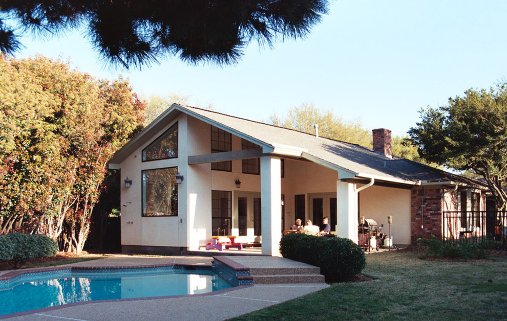 Pool House Addition, Arlington, TX Contemporary Exterior Los