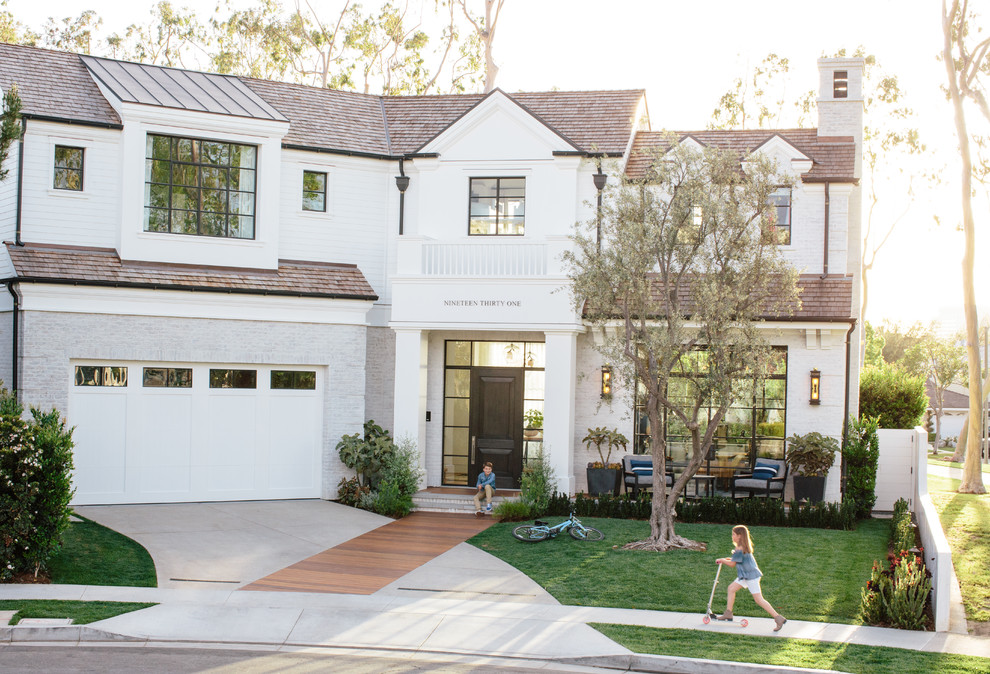 Traditional exterior home idea in Orange County