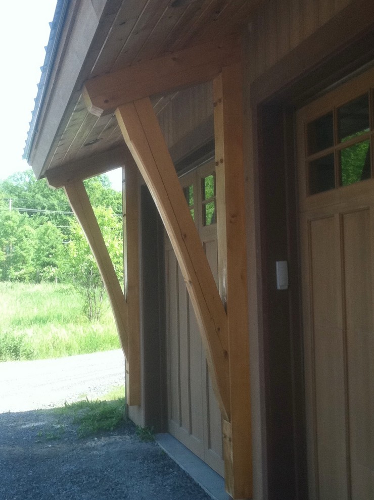 Post and beam home Traditional Exterior New York by Ingrained