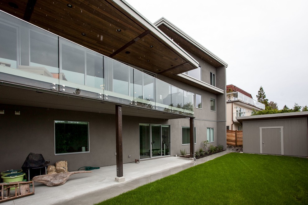 Post and Beam Modern Modern Exterior Vancouver by Gallery Homes