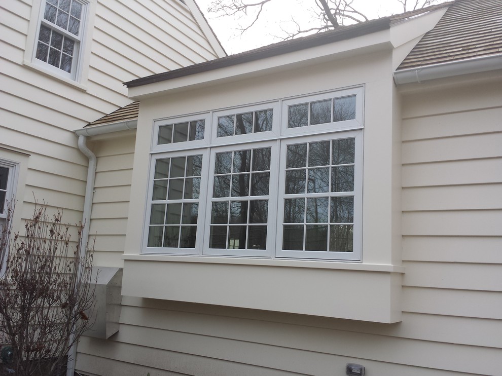 Pound Ridge Antique House Addition Farmhouse Exterior New York