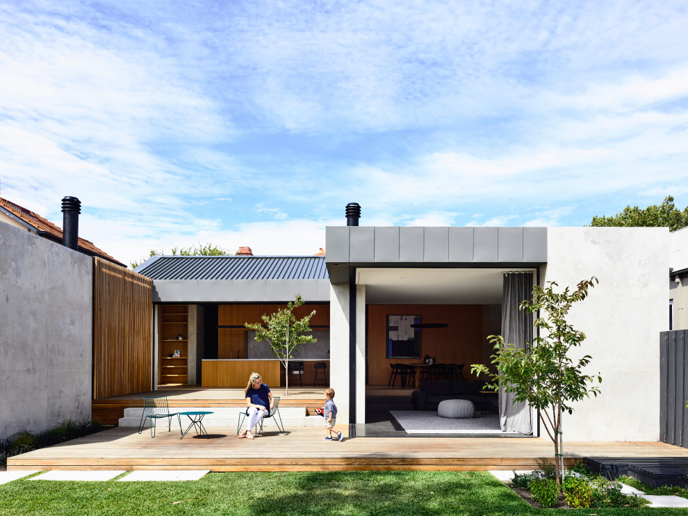 Minimalist exterior home photo in Melbourne