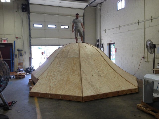 Prefabricated Bell Curve Roof - Beach Style - Exterior - Newark - by ...
