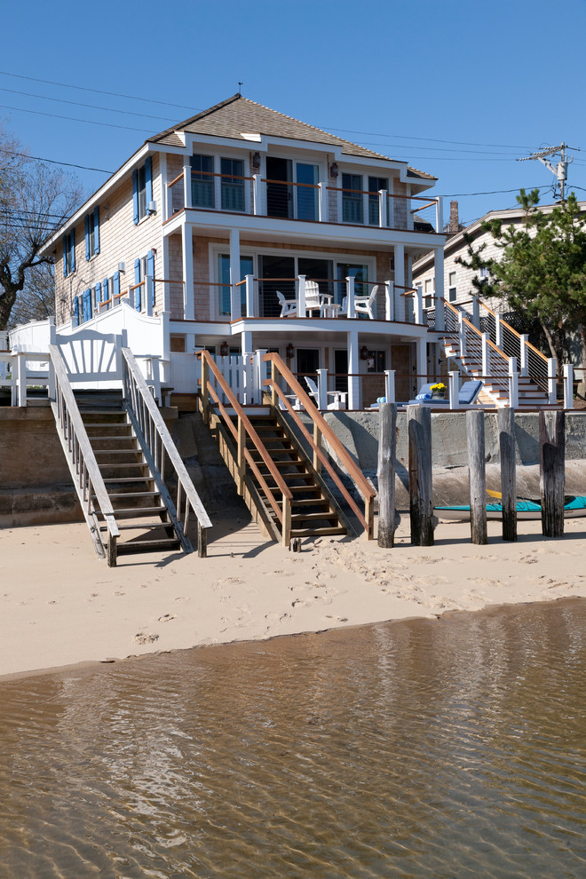 Provincetown Beach House Beach Style Exterior Boston by Peter McDonald Architect Houzz