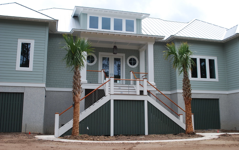 Island style exterior home photo in Charleston