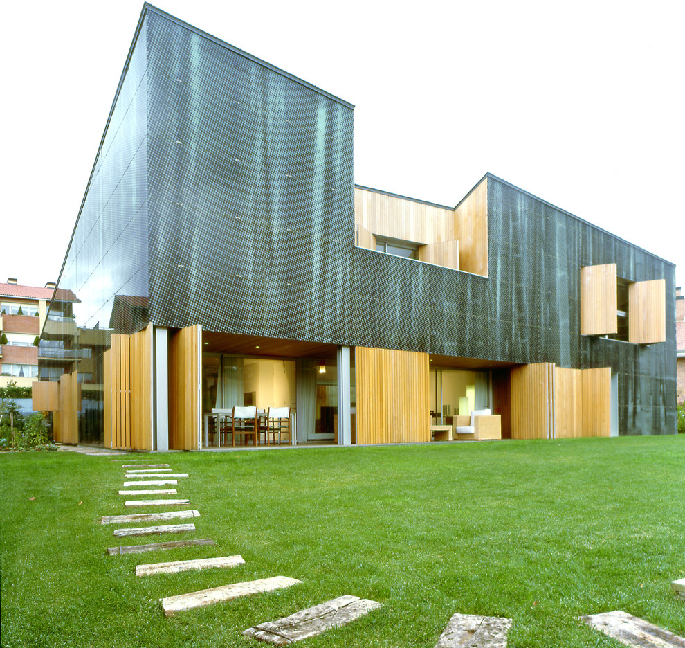 This is an example of a contemporary house exterior in Other.
