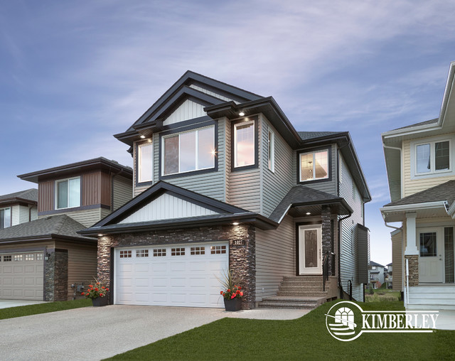 Quartz in Windermere Transitional House Exterior Edmonton by