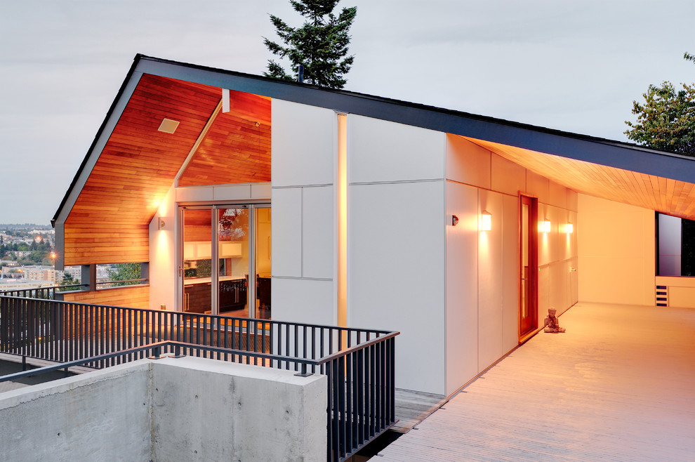 Einstöckiges Modernes Haus in Seattle