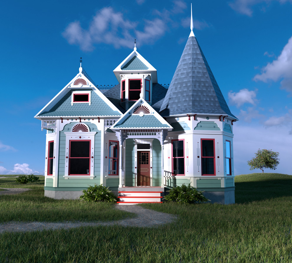 Queen Anne Revival Home Traditional Exterior Toronto by