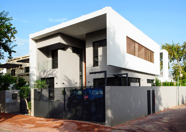 Raanana House No2 Architect Ron Aviv Architects Contemporary Exterior Tel Aviv By Moshi Gitelis Photographer Houzz