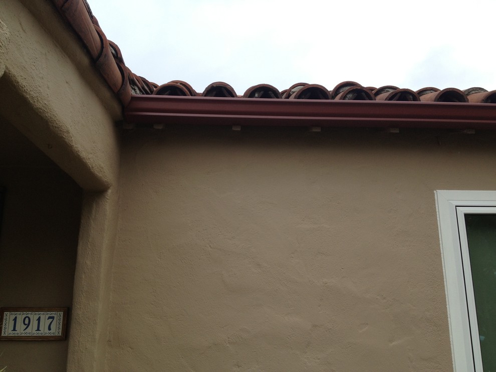 Rain Gutters Los Angeles and Orange County Mediterranean Exterior
