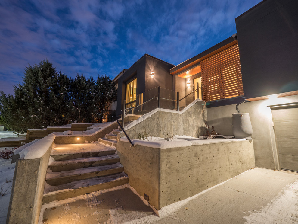Ramsay Heights Renovation Modern Exterior Edmonton by Contact Renovations & Custom Homes Ramsay Heights Renovation Modern Exterior Edmonton by Contact Renovations & Custom Homes