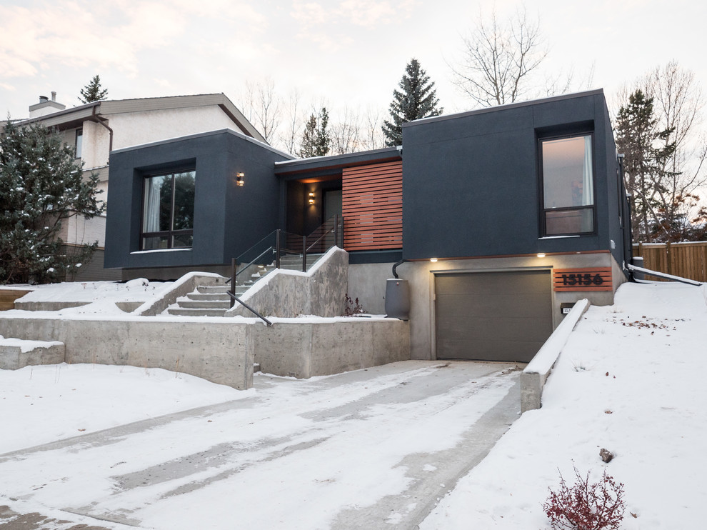 Ramsay Heights Renovation Contemporary Exterior Edmonton by