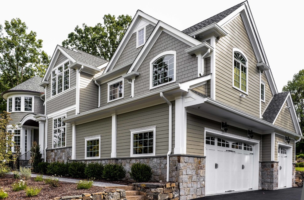 Ramsey NJ custom exterior Traditional Exterior New York by PJ