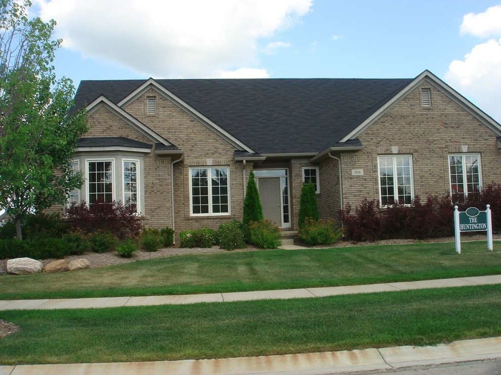 Ranch Traditional Exterior Detroit by Evergreen Homes Houzz