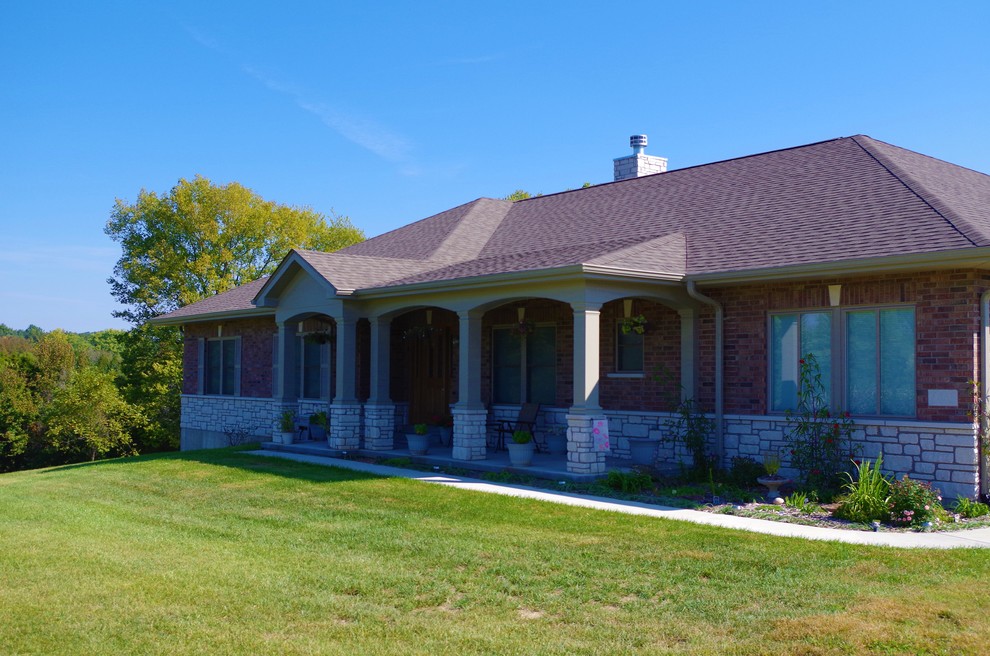 Ranch Style Custom Home Eureka, MO Exterior St Louis by
