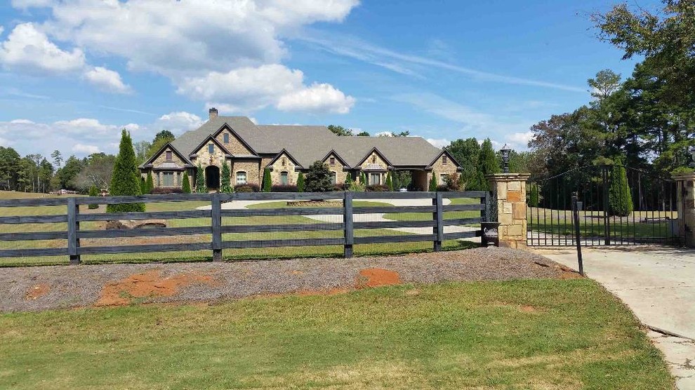 Ranch Style Home Exterior Atlanta by Destiny Development