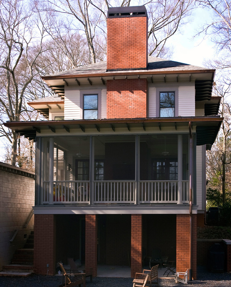 This is an example of a classic house exterior in Atlanta.